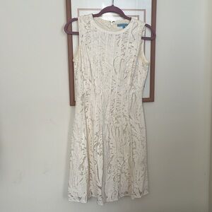 Antonio Melani White Lace Dress